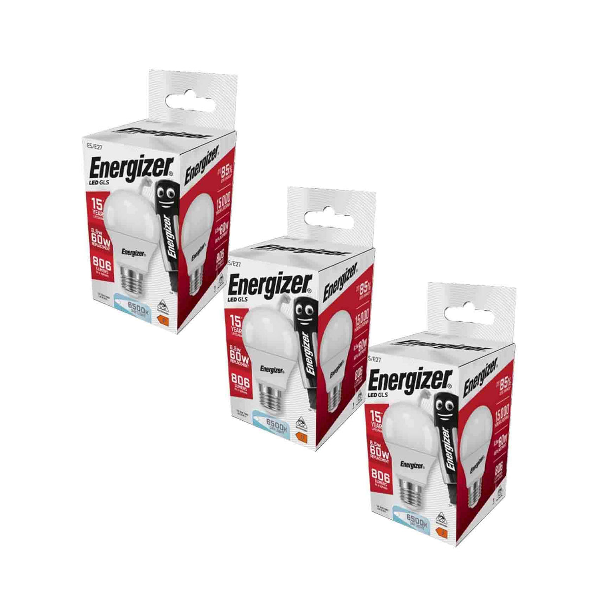 Energizer Bulb Led Gls D/L 9.2W/E27 3 Pieces Qatar