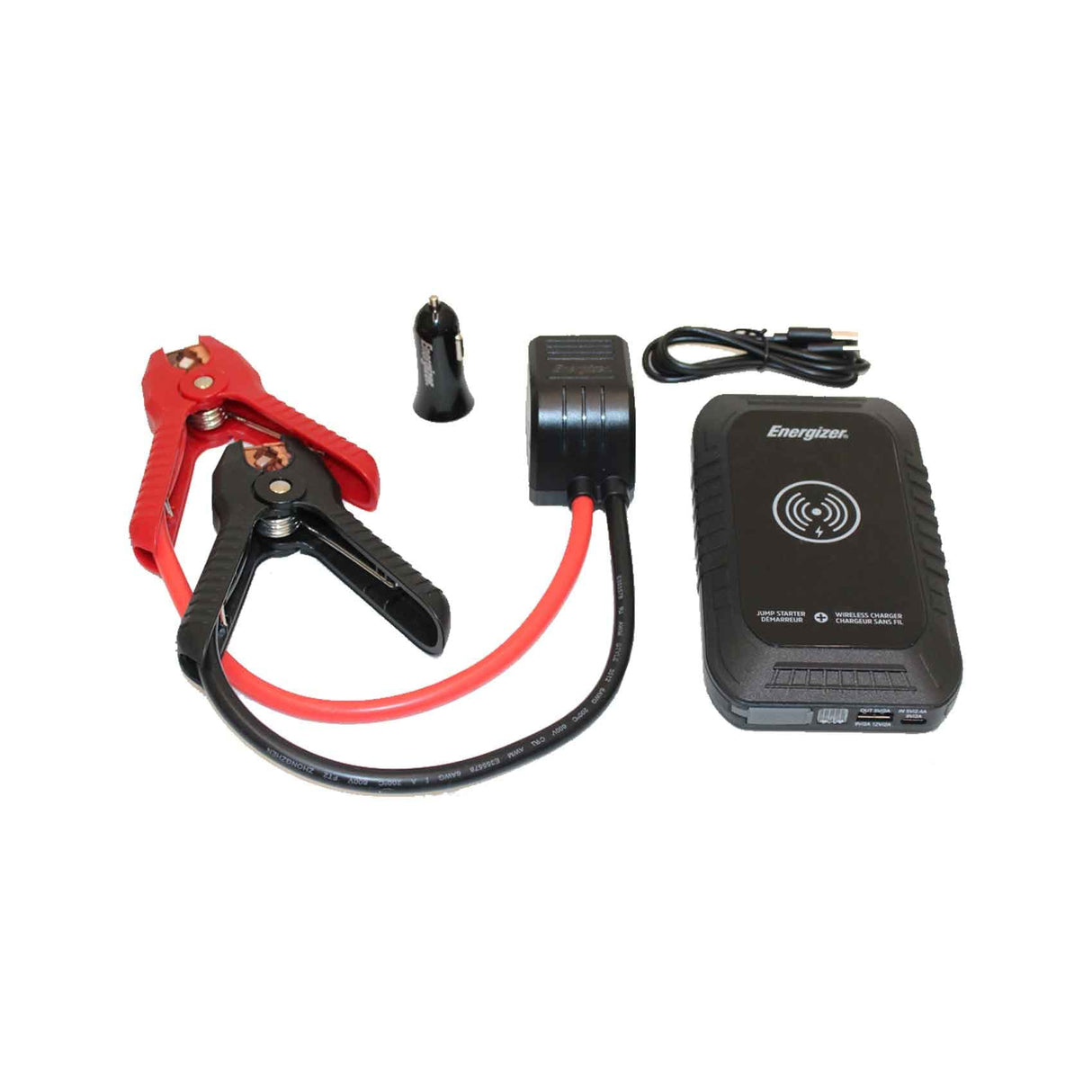 Energizer Jump Starter 7500mAh Wireless Charger Black Qatar