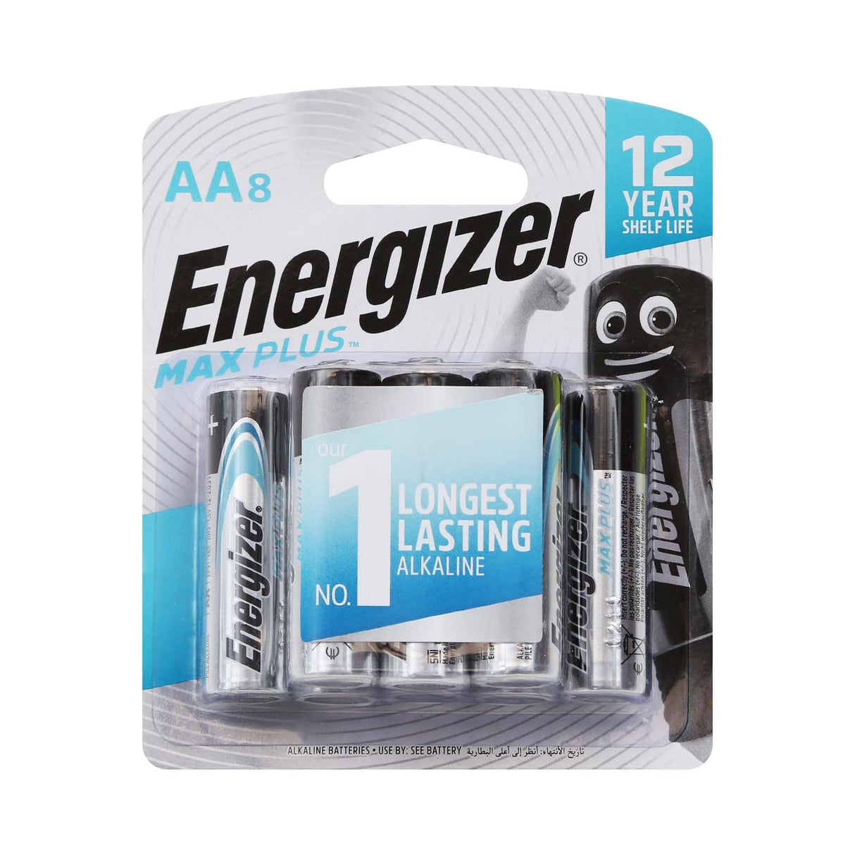Energizer Max Plus Alkaline Battery AA 1.5V?8pcs Qatar