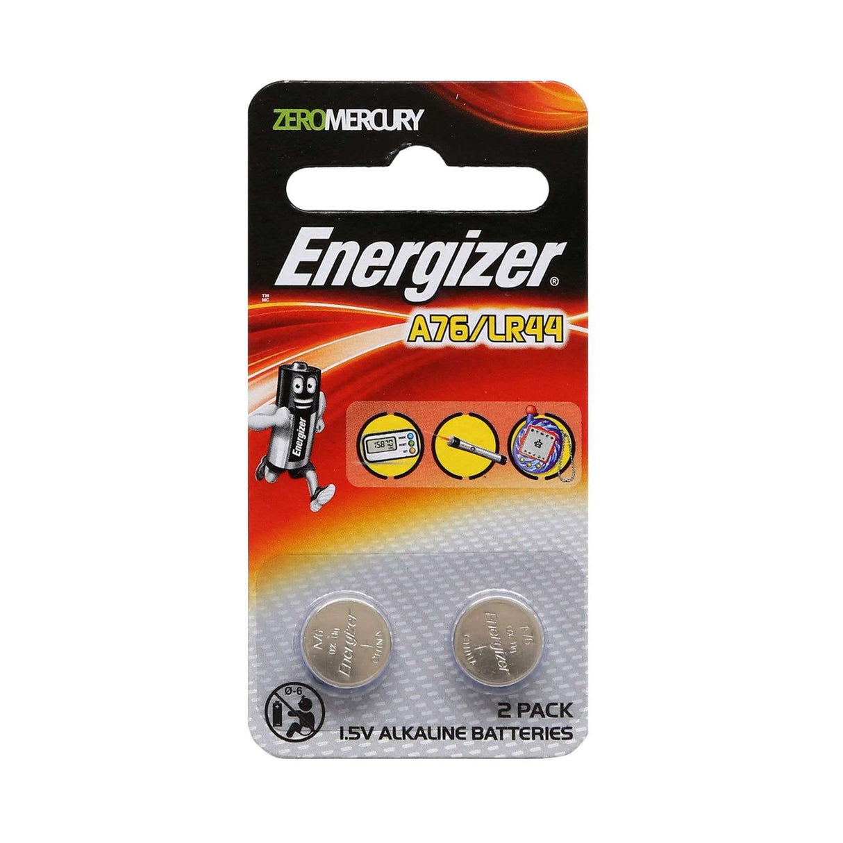 Energizer Zero Mercury Battery A76 1.5V?2pcs Qatar