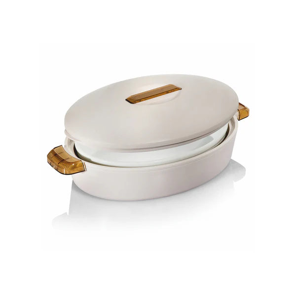 Enjoy Oval Insulated Server Colorado 2.8L - White/Amber