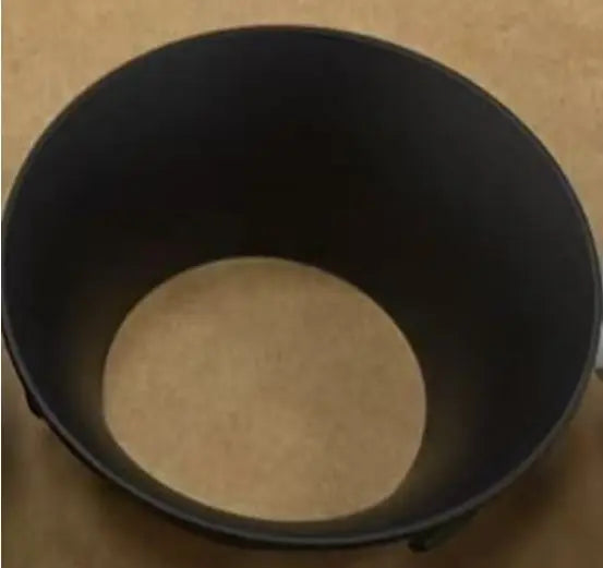 Extra Cup-∅ 95-Matte Black - round