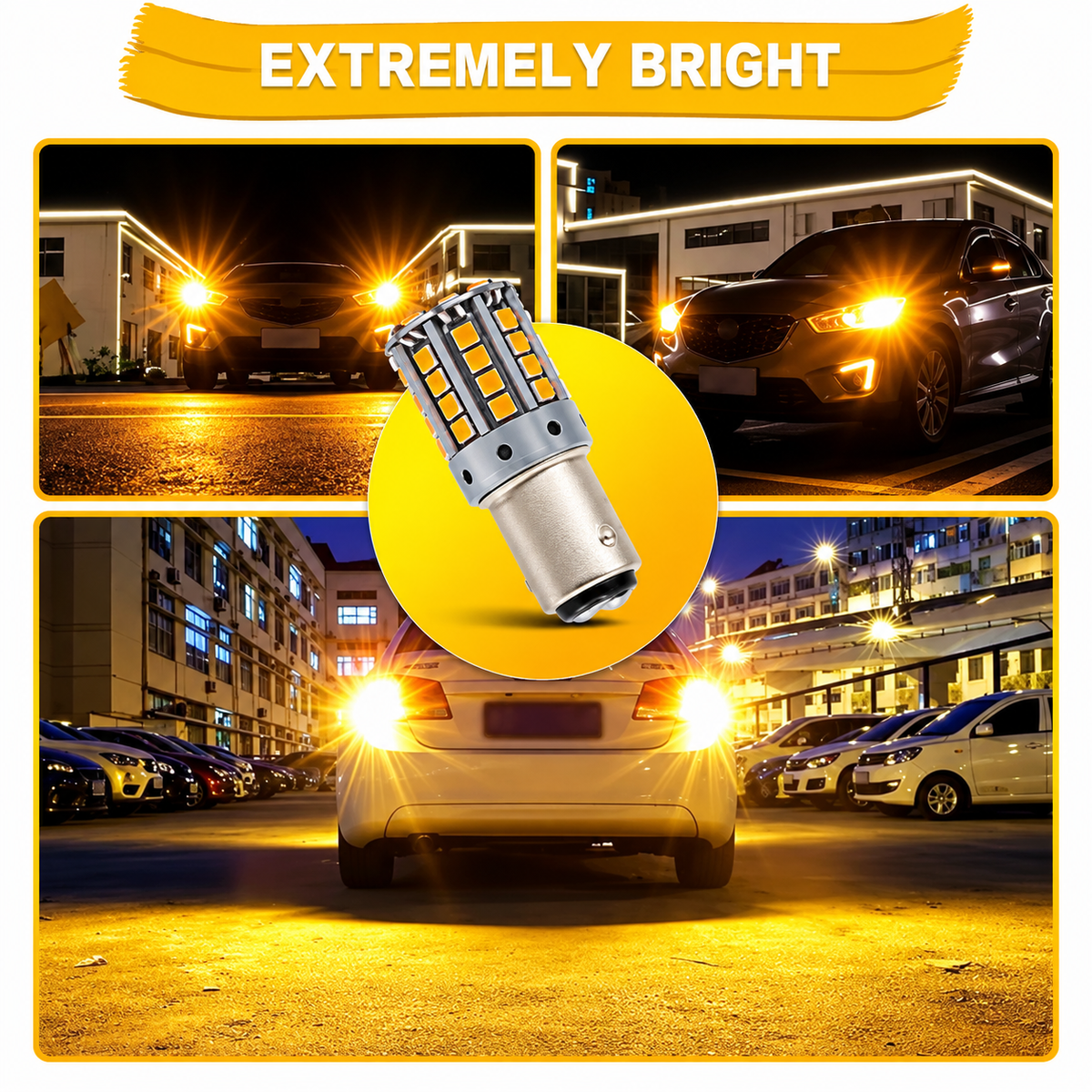 Tobys T20 CANBUS 1157 3030 44SMD LED Bulb 3D-Y