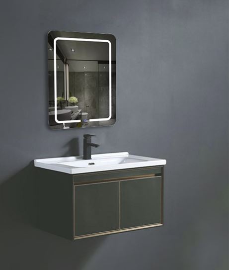 F-625-80 Vanity Cabinet + LED Mirror (800mm)