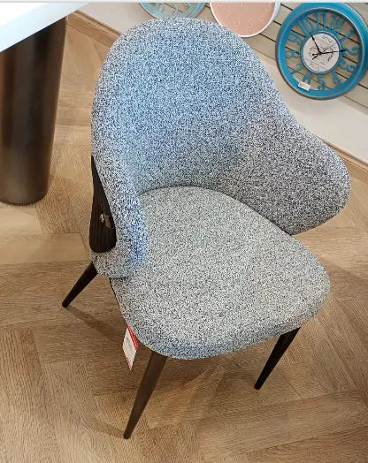 #F457 DINING CHAIR BLACK FARIC