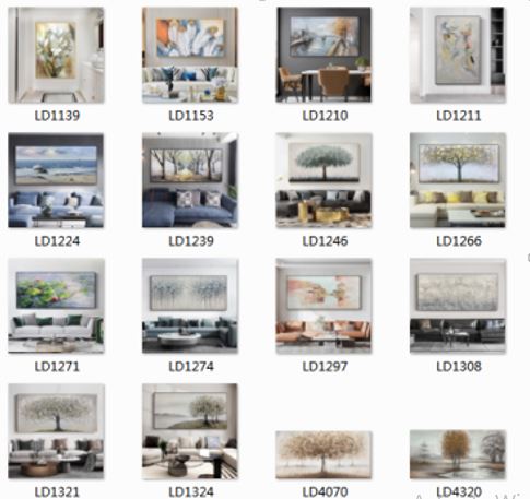 FFO13-2 Decorative Painting 70x140