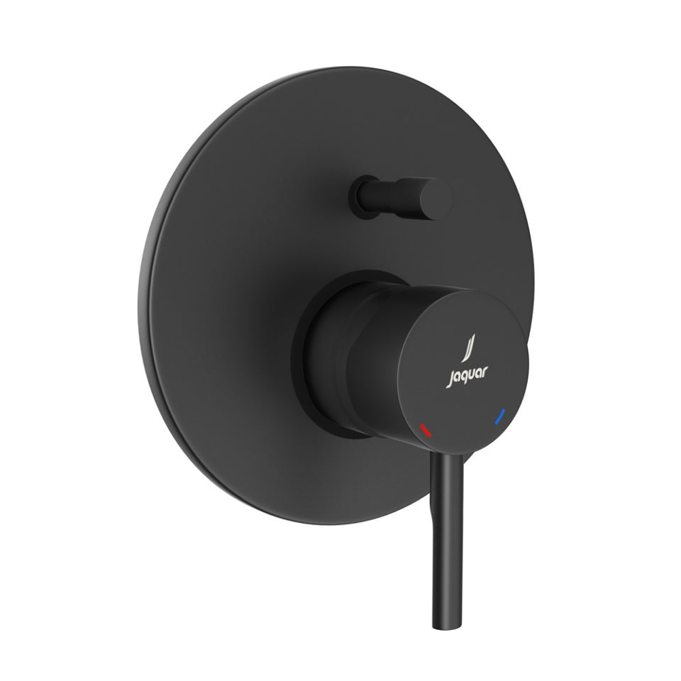 Single Lever Exposed Parts Kit of Hi-flow Diverter - Black Matt