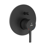 Single Lever Exposed Parts Kit of Hi-flow Diverter - Black Matt