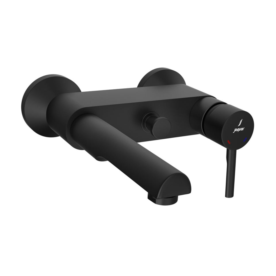 Single Lever Wall Mixer - Black Matt
