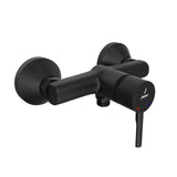 Single Lever Exposed Shower Mixer - Black Matt