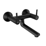 Wall Mixer Non-Telephonic Shower Arrangement - Black Matt
