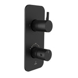 Aquamax Thermostatic Shower Mixer - Black Matt