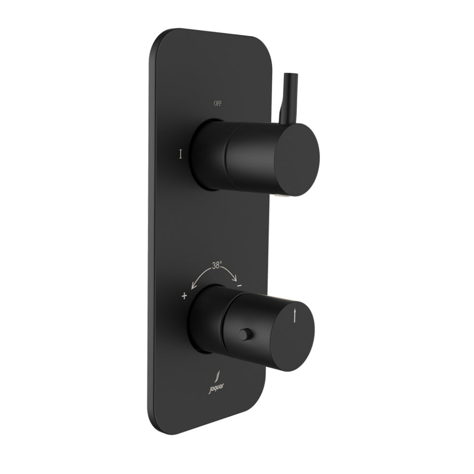 Aquamax Exposed Part Kit of Thermostatic Shower Mixer - Black Matt