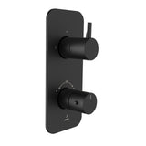 Aquamax Exposed Part Kit of Thermostatic Shower Mixer - Black Matt