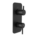 Aquamax Single Lever Shower Mixer - Black Matt