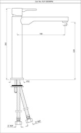 Single Lever Tall Boy - Black Matt