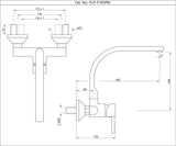 Single Lever Sink Mixer - Black Matt