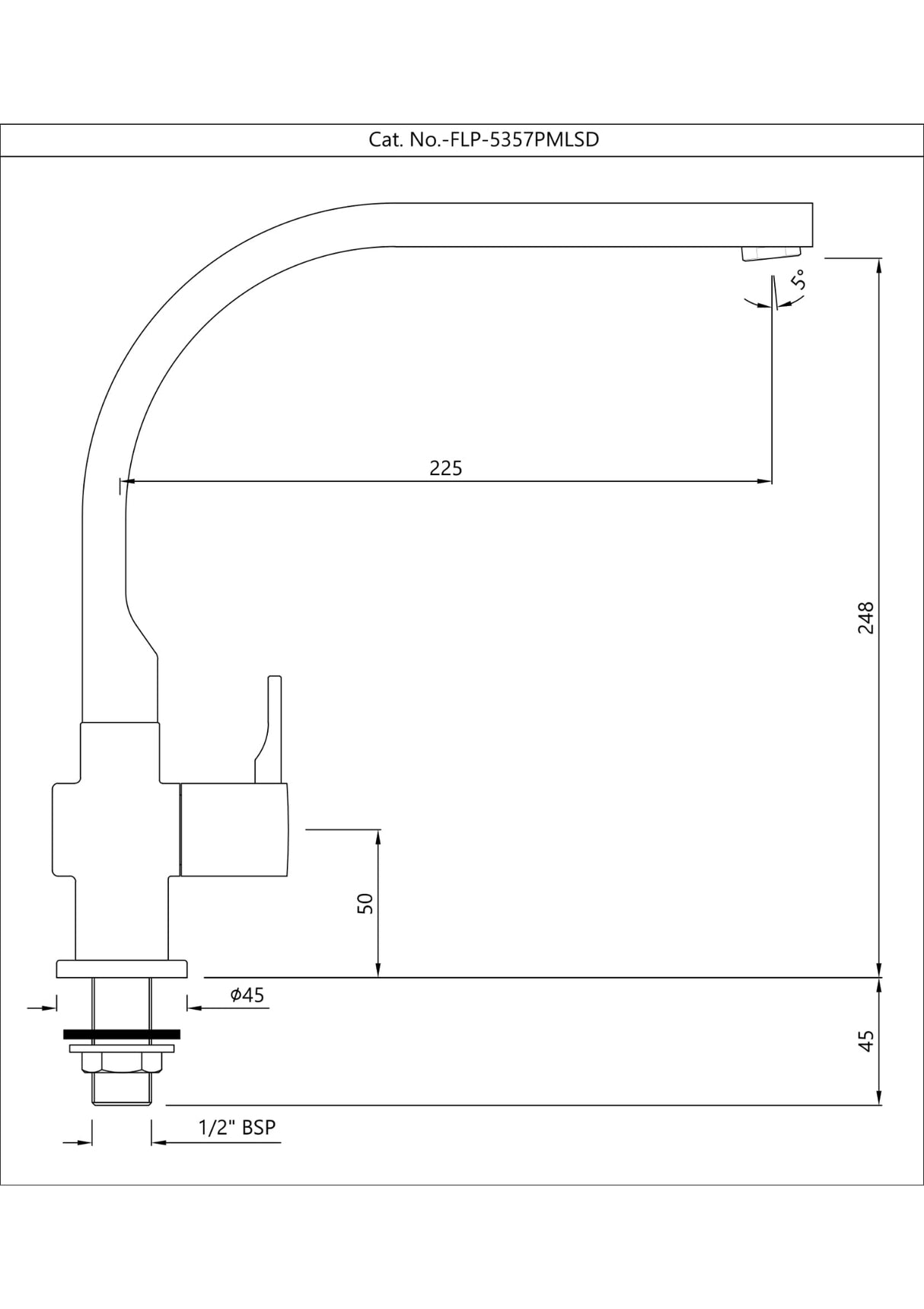 Sink Cock - Black Matt