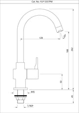 Sink Cock - Black Matt