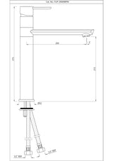 Single Lever Sink Mixer - Gold Bright PVD