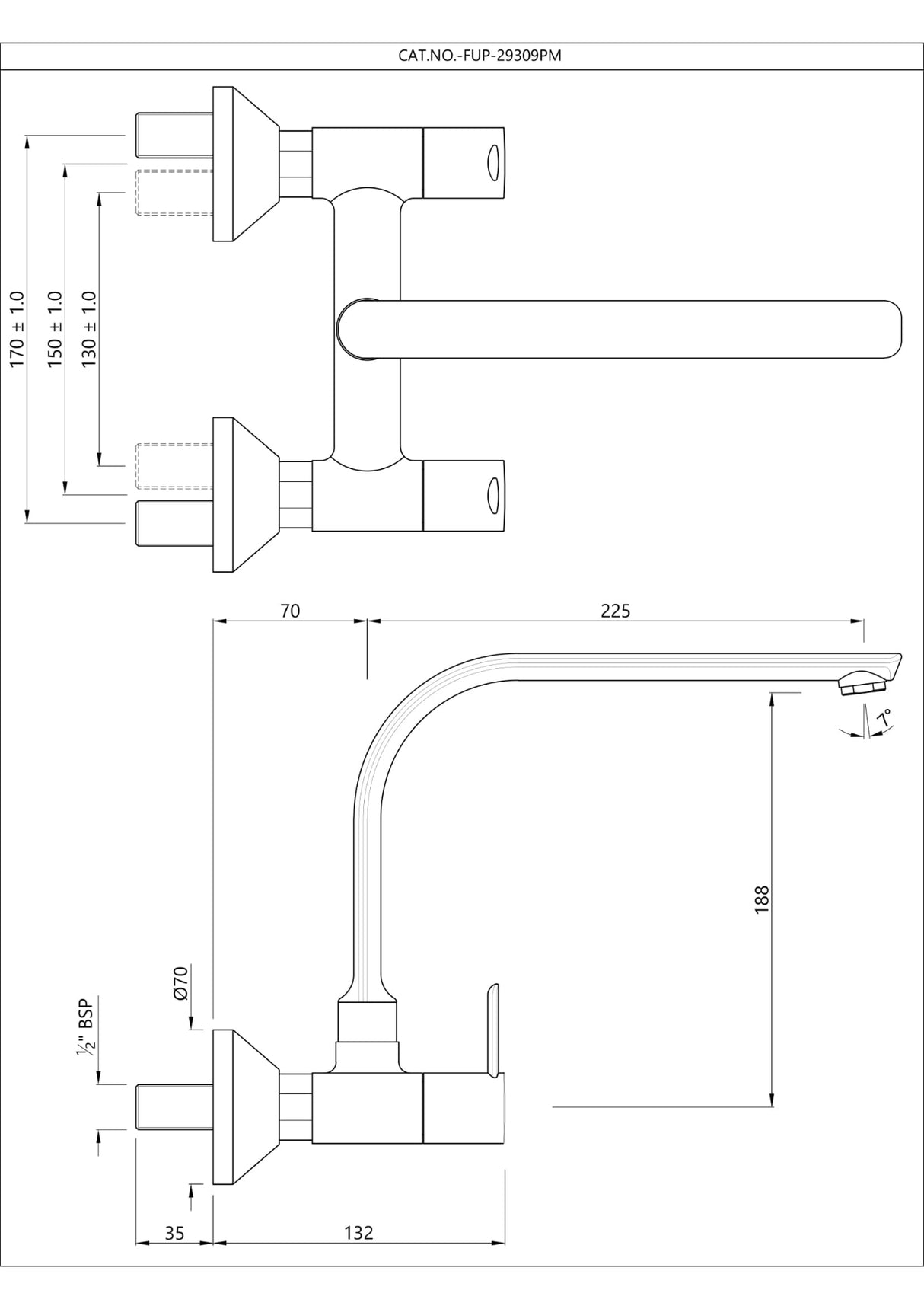 Sink Mixer - Gold Bright PVD