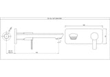 Exposed Part Kit of Single Concealed Stop Cock - Gold Bright PVD