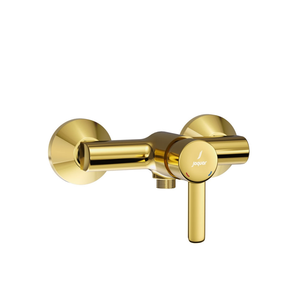 Single Lever Exposed Shower Mixer - Gold Bright PVD