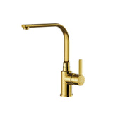 Side Single Lever Sink Mixer - Gold Bright PVD