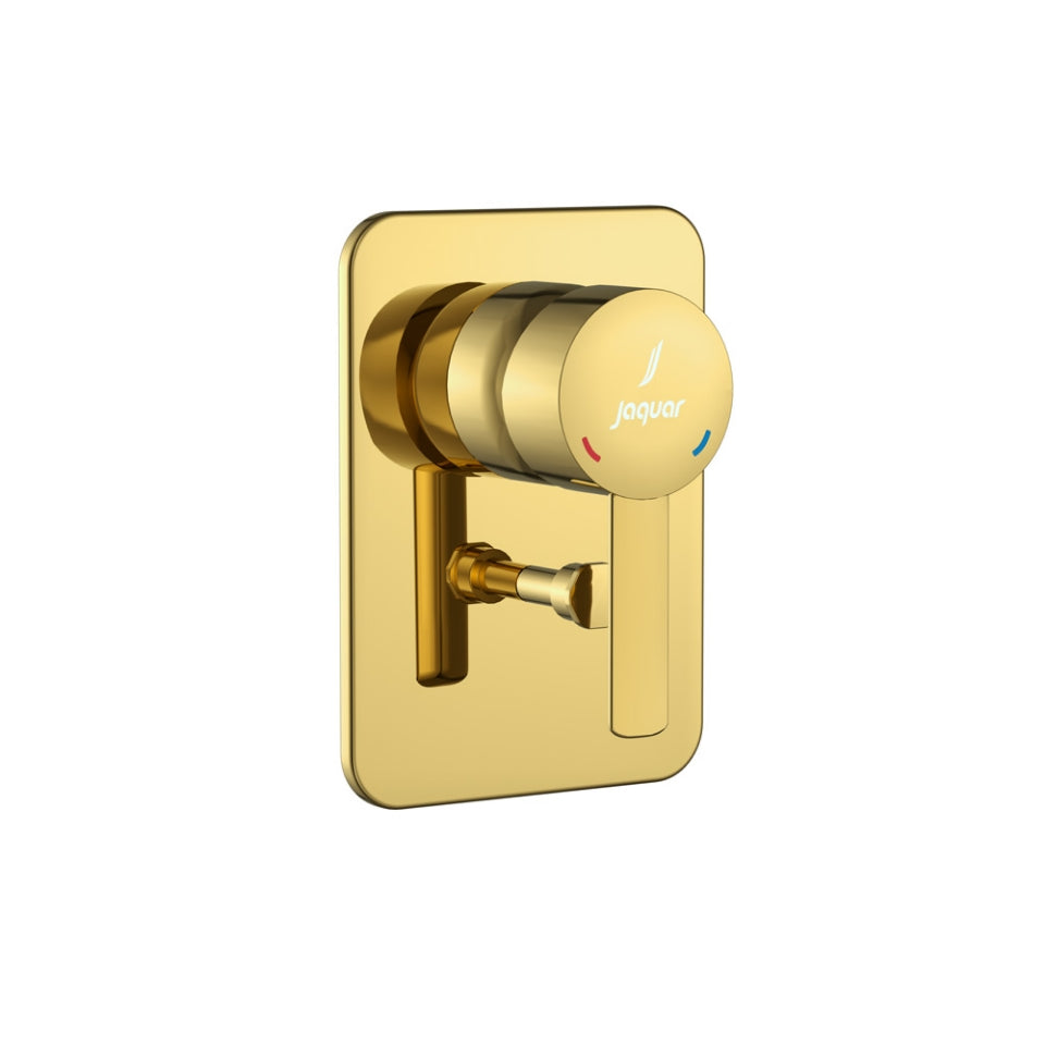 Single Lever 3-inlet Diverter Exposed parts kit - Gold Bright PVD