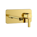 Exposed Part Kit of Single Lever Basin Mixer - Gold Bright PVD