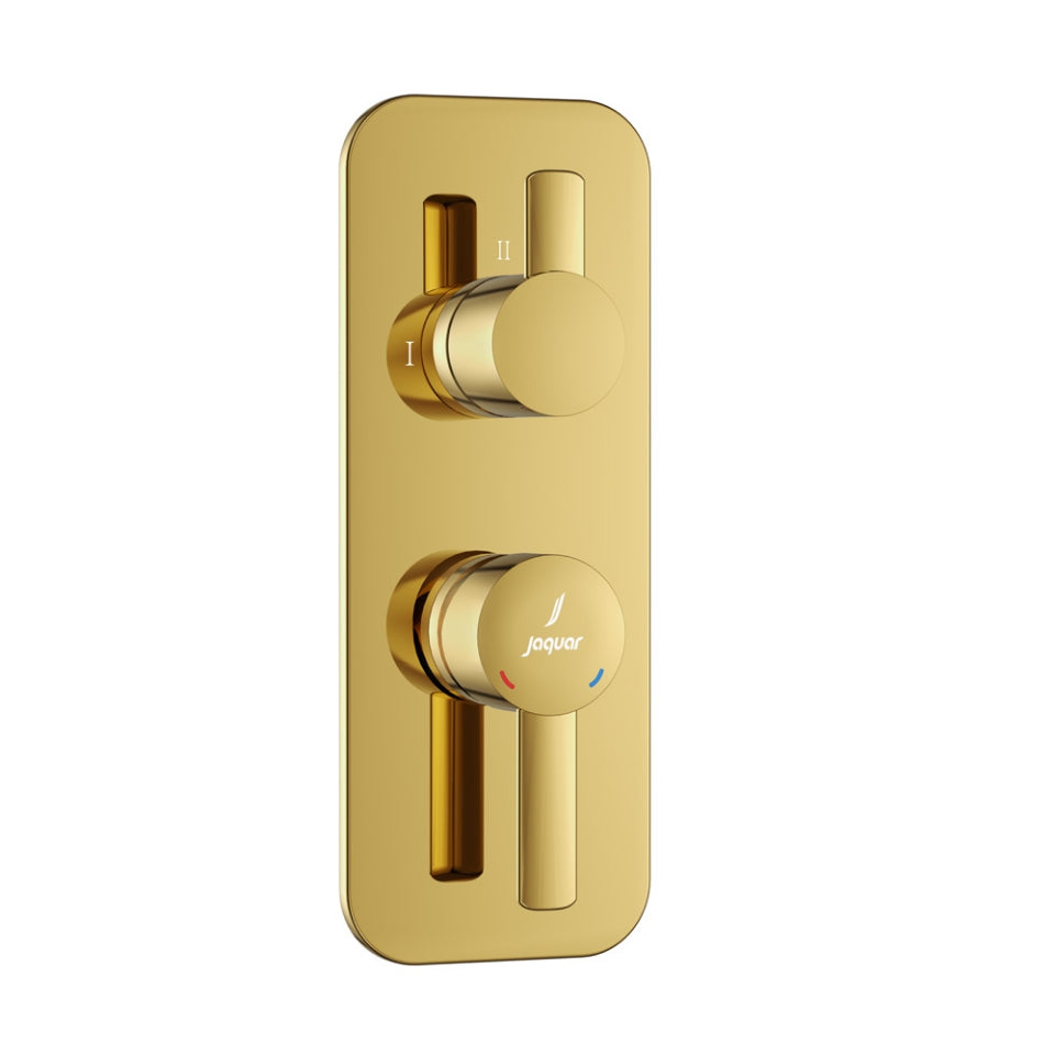 Aquamax Exposed Part Kit of Single Lever Shower Mixer - Gold Bright PVD