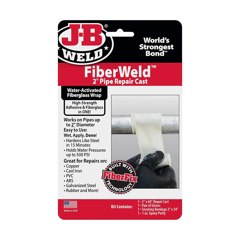 Jb Weld Fiberweld Fiberglass Pipe Repair Cast
