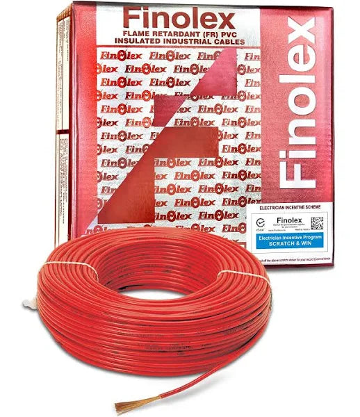 2.5 mm² single-core red cable