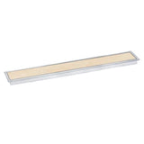 Floor Drain 4x18 Tile Insert Chrome - 368a-005