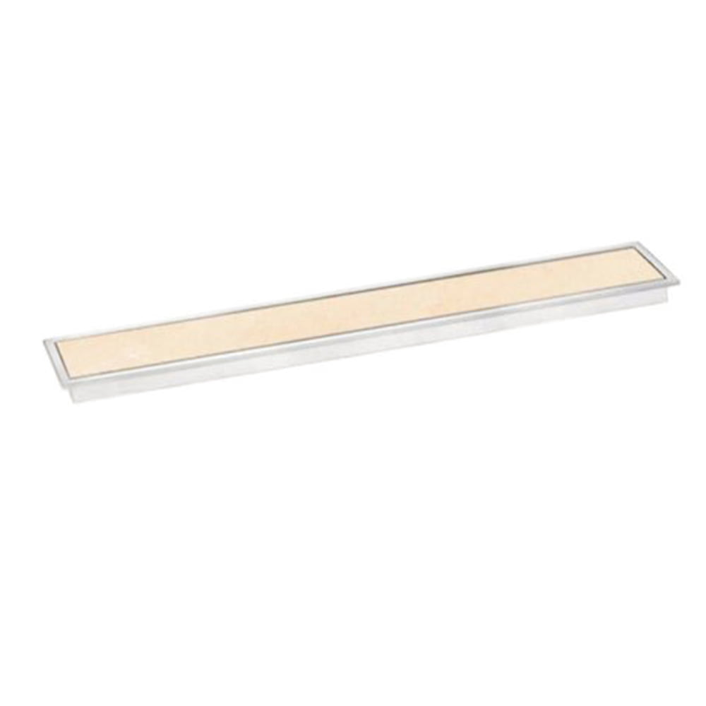 Faldu Rectangular Shape Floor Drain 4x24tile Insert Black