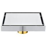 Floor Drainer - Brass Chrome