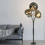 Floor Lamp - ML9057 D700*H1750mm - Black - Iron+Acrylic