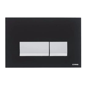 Flush Button Magnus Glass White BuyonBudget