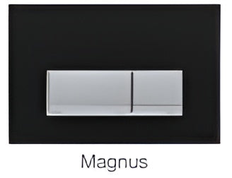 Flush Button P54 0001 0250 Magnus Glass Black Turkey
