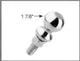 Force USA Hitch Ball Long 2" 3500Lbs (1x 25PCS)