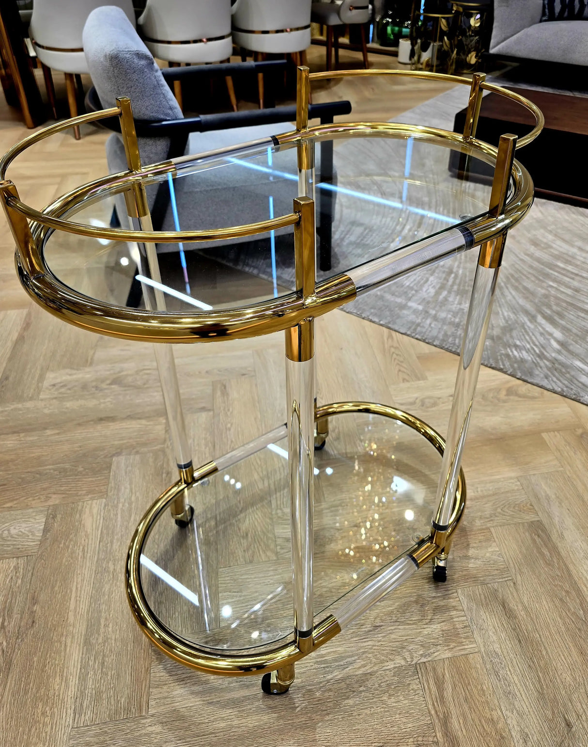 Glass Utility Cart – DC1017