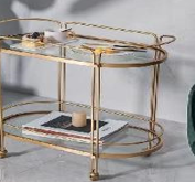 Glass Utility Cart – DC1021