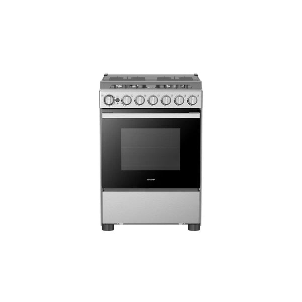 Sharp 60X60 4 Burners Stainless Steel Gas Cooker