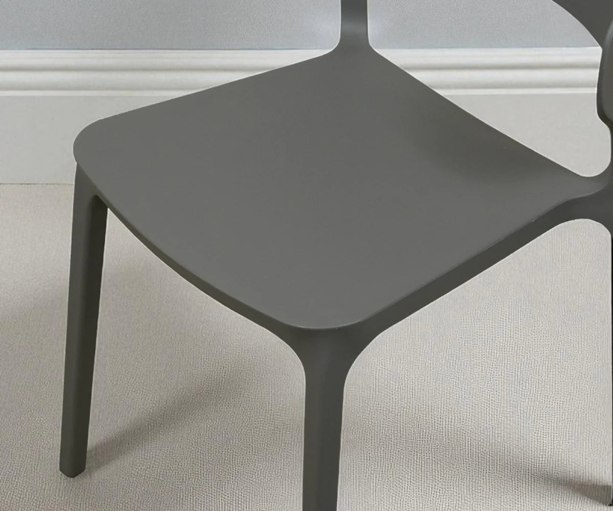 Grey  A669- Plastic Chair