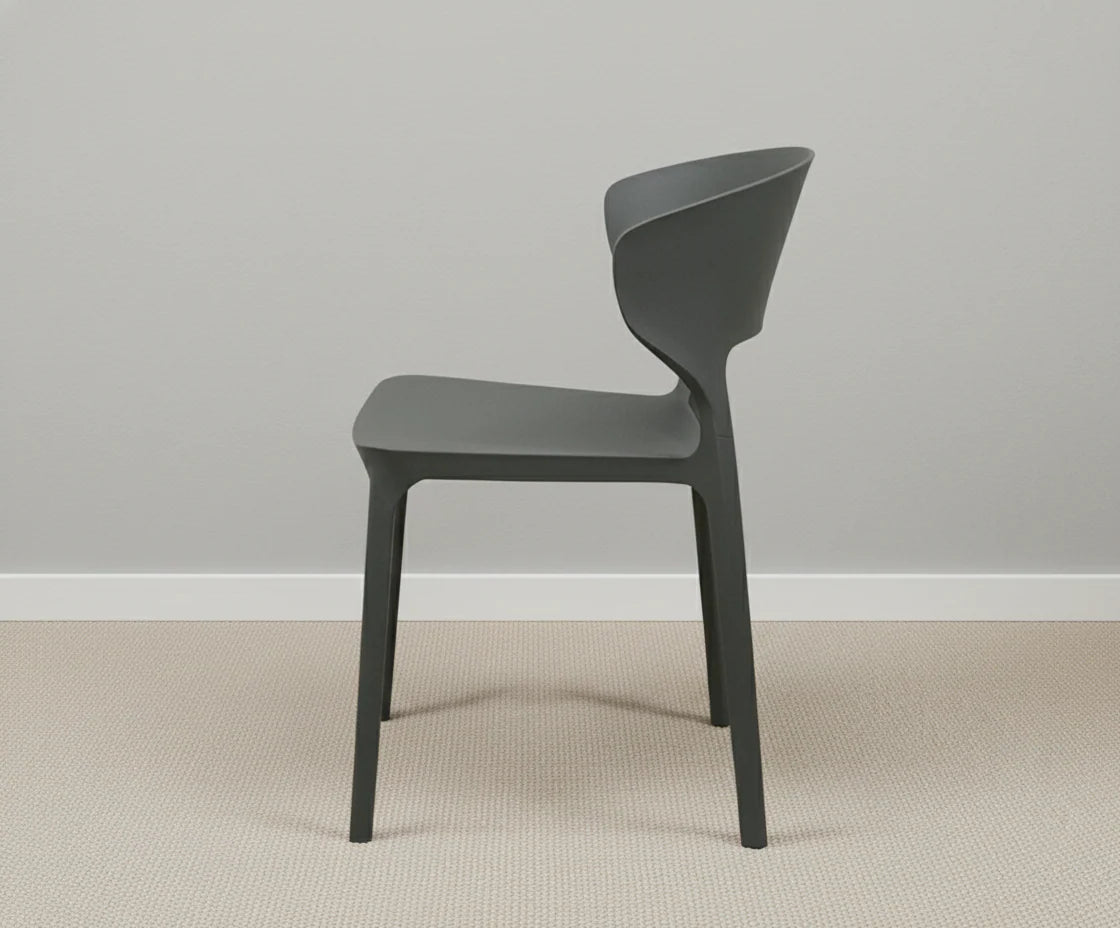 Grey  A669- Plastic Chair