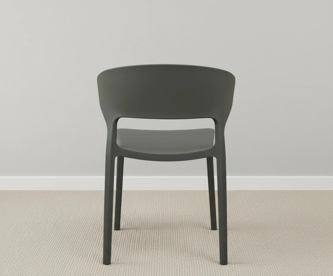 Grey  A669- Plastic Chair