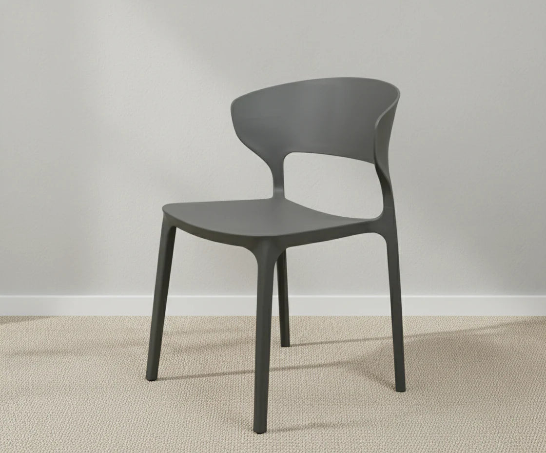 Grey  A669- Plastic Chair
