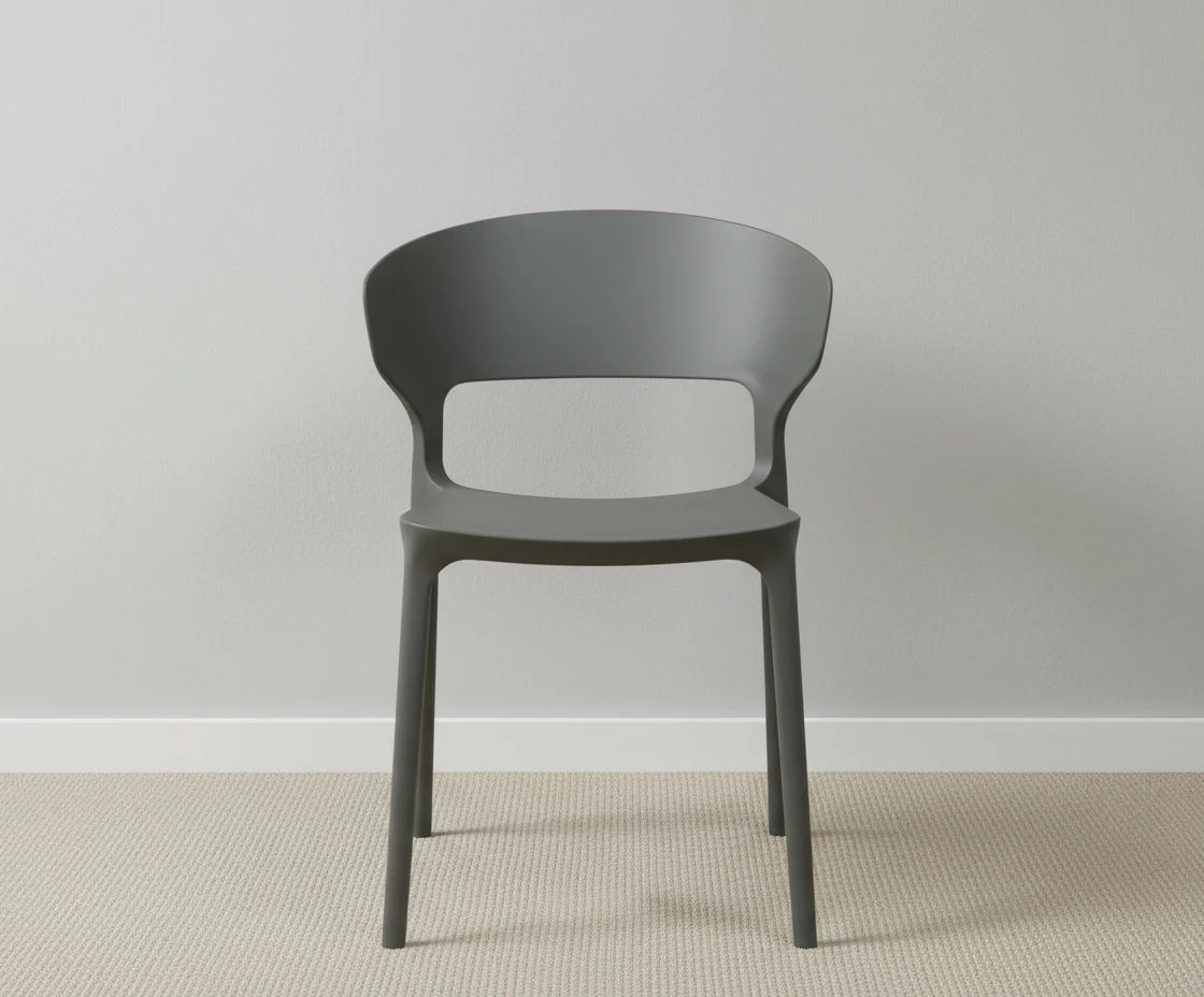 Grey  A669- Plastic Chair
