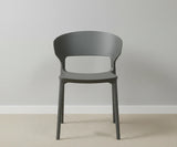 Grey  A669- Plastic Chair