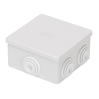 Gewiss Junction Box with Press on Lid (80x80x40mm) Qatar